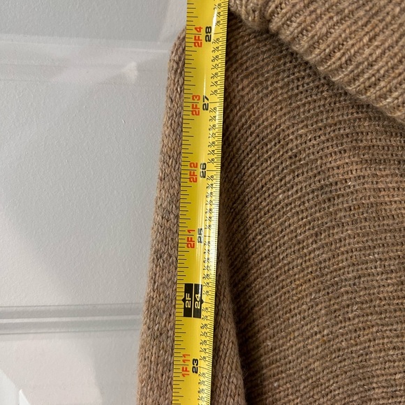 Soft Surroundings Cashmere Wool Infused Tunic Sweater OS Fall Cottage Cowl Neck - Picture 9 of 10